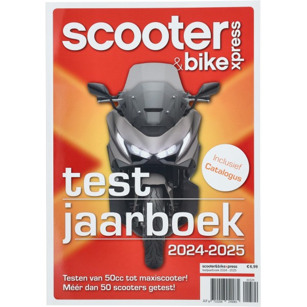 Scooter & BikeXpress Testjaarboek 2024/2025 met complete catalogus