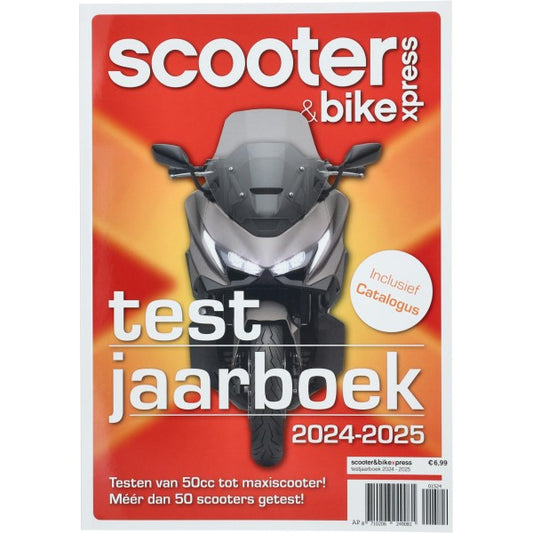 Scooter & BikeXpress Testjaarboek 2024/2025 met complete catalogus