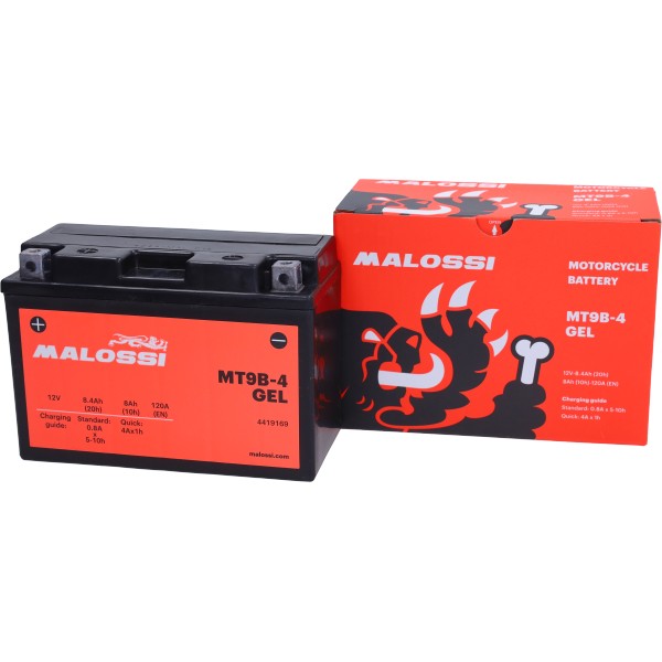 Accu Malossi MT9B-4 Gel Euro 3 voor T-Max 500 / X-Max 125/400