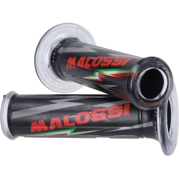 Handvatset Malossi open end bliksem zwart universeel 6918092.B0