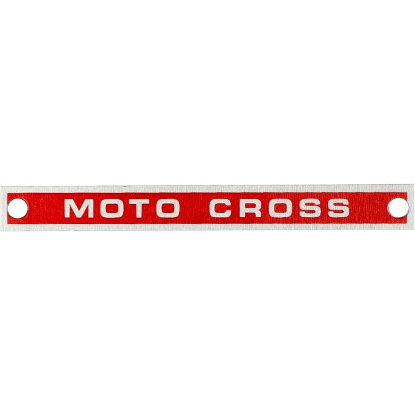 Stuurplaatje Moto Cross voor stuur 124000/124462