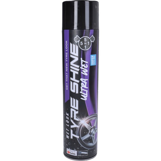Bandenzwart 5-in-1 Glans Tyre Shine 650 ml spuitbus