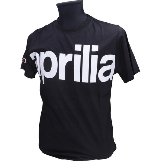 Aprilia T-shirt korte mouwen origineel zwart M 6076280M02B