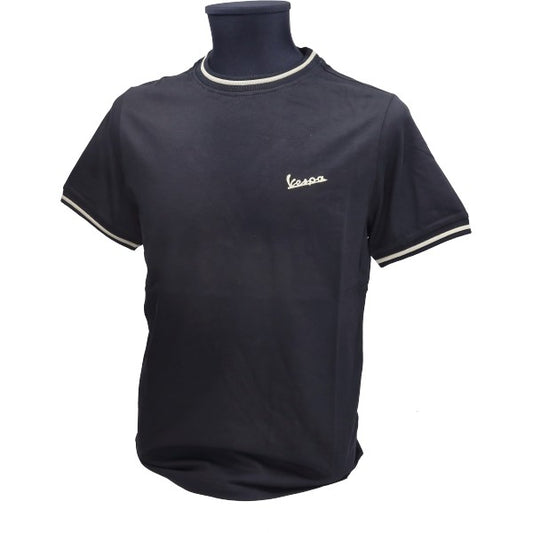 Vespa Origineel T-shirt 75th Anniversary zwart maat S