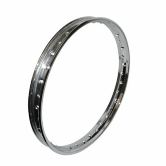DMP spaakvelg 36 spaaks 1.35/1.40x19 inch chroom