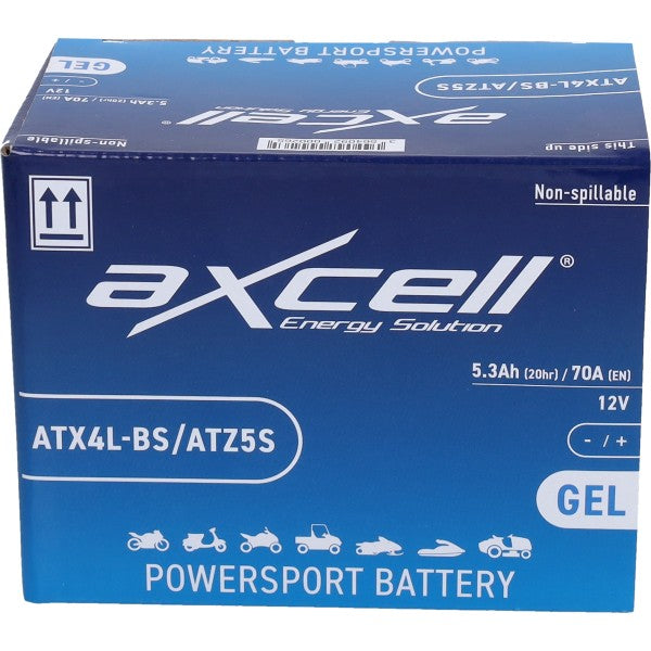 Axcell ATX4L-BS/ATZ5S-BS SLA/GEL accu 4Ah