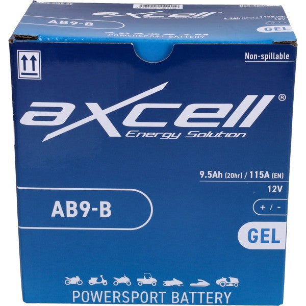 Accu Axcell AB9-B/YB9-B 12V 7Ah SLA/GEL