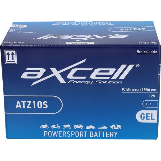 ATZ10S/YTZ10S accu Axcell SLA/GEL 12V 8,6Ah 150x87x93mm