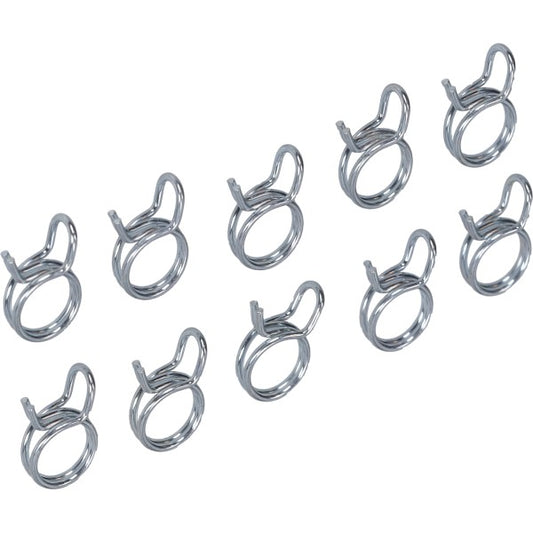 Malossi knijpveerklem benzineslang 8.8x9.3 mm 10 stuks 212602
