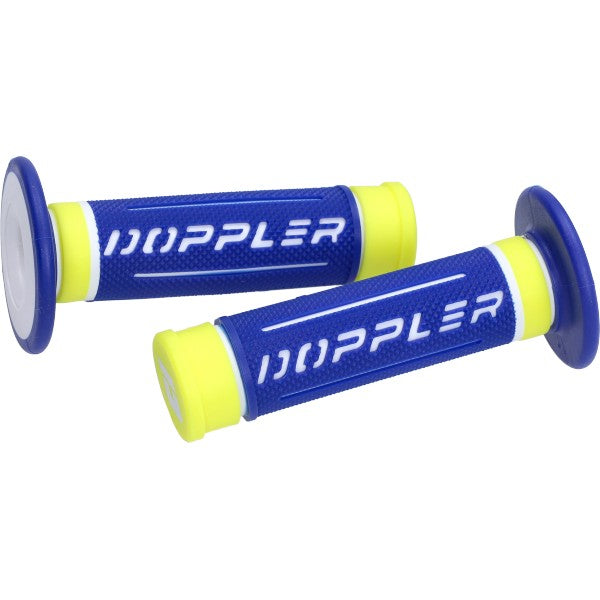 Handvatset Doppler 3D universeel blauw/geel fluor 22/24 mm 517947