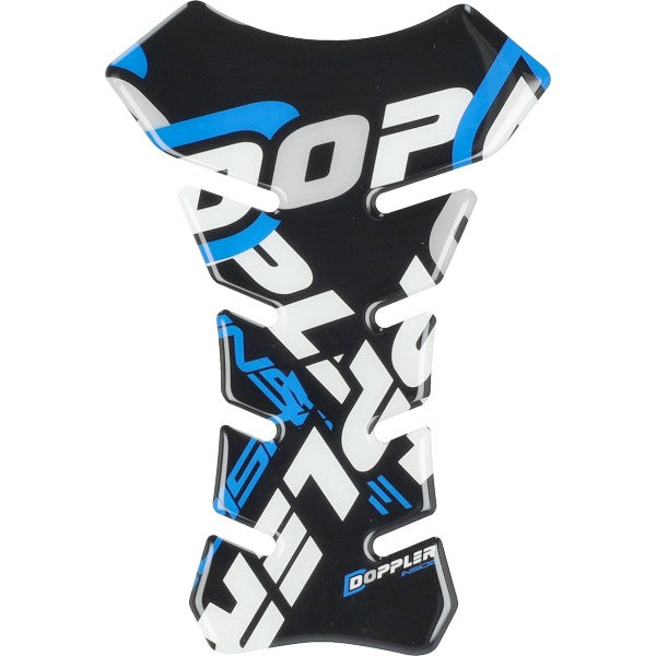 Doppler tankpad zwart/blauw/wit 13x16 cm