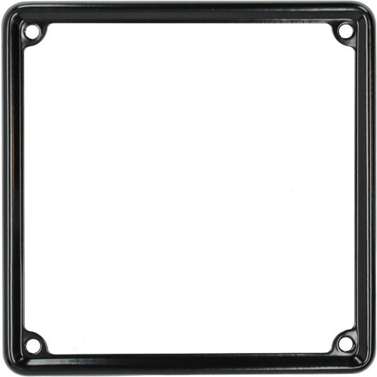 Rand kentekenplaat metaal 170x170 mm Vespa Classic zwart