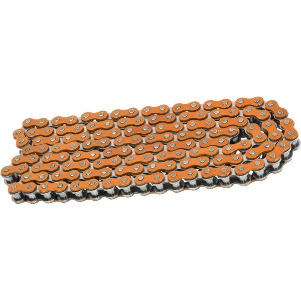 Doppler 420 ketting 134 schakels oranje voor schakelbromfiets
