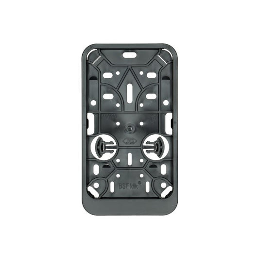 Kentekenplaathouder staand BSF zwart