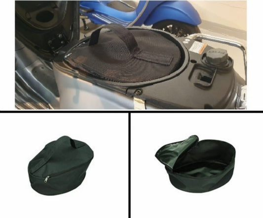 Helmbaktas Vespa zwart voor GTS, Primavera, Sprint en Zip 4T