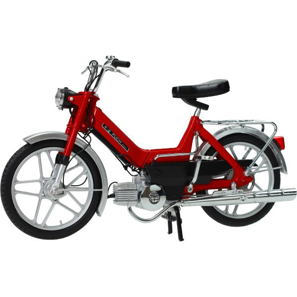 Puch Maxi N schaalmodel 1:10 rood