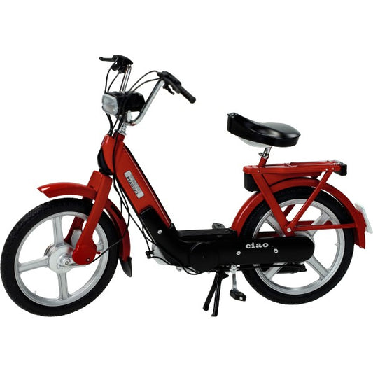 Vespa Ciao schaalmodel 1:10 rood metallic