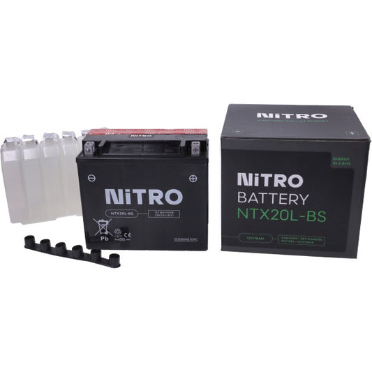 Nitro NTX20L-BS/YTX20L-BS onderhoudsvrije accu