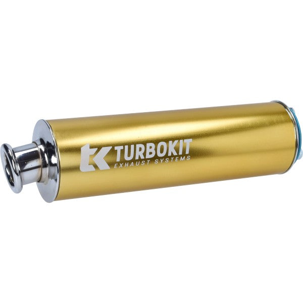 Turbokit nademper aluminium 3-bouts 60 mm goud
