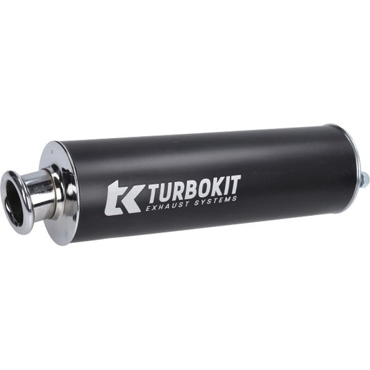 Turbokit nademper aluminium 3-bouts 60 mm zwart