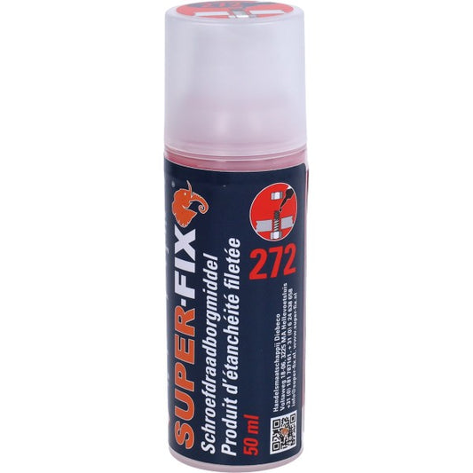 Schroefdraadborgmiddel hoogvast 272 50 ml rood