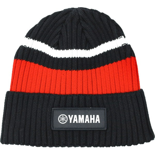 Yamaha REVS beanie muts zwart/rood B25RV321B700