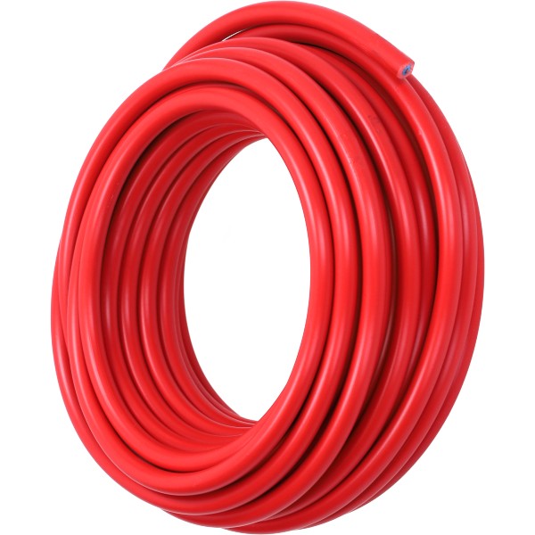 Bougiekabel dik 7mm rood 10m rol