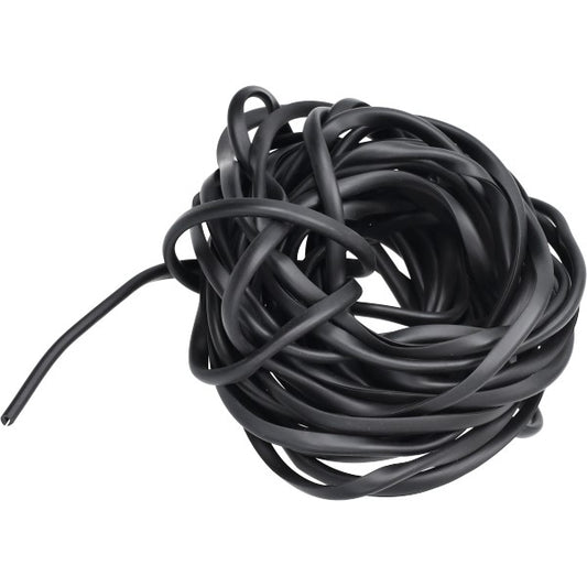Rubber sierstrip windscherm universeel 12 m zwart