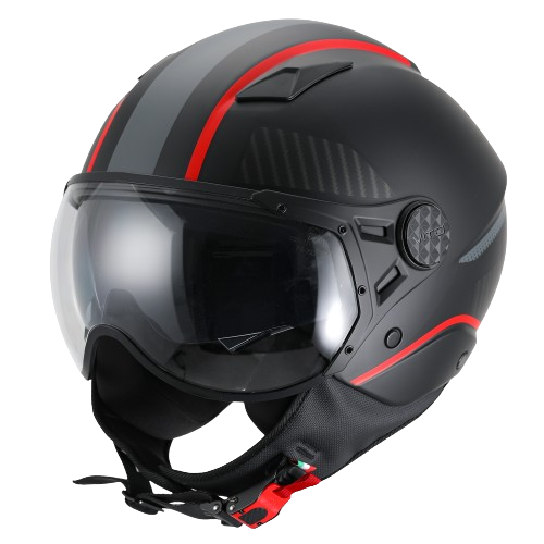 Helm vito jet lavori Zwart / Deco