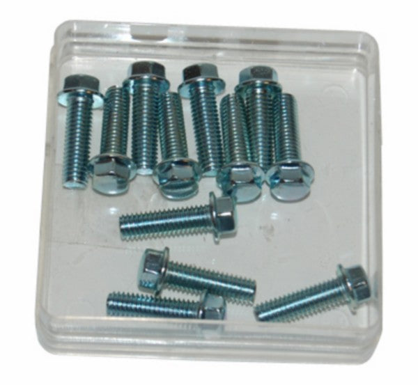 Bout met flens M6x20 mm 12 stuks - 8 mm kop