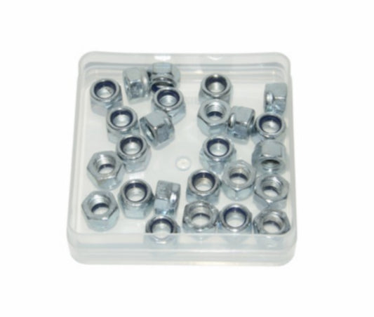 Zelfborgende moeren M7 - 25 stuks