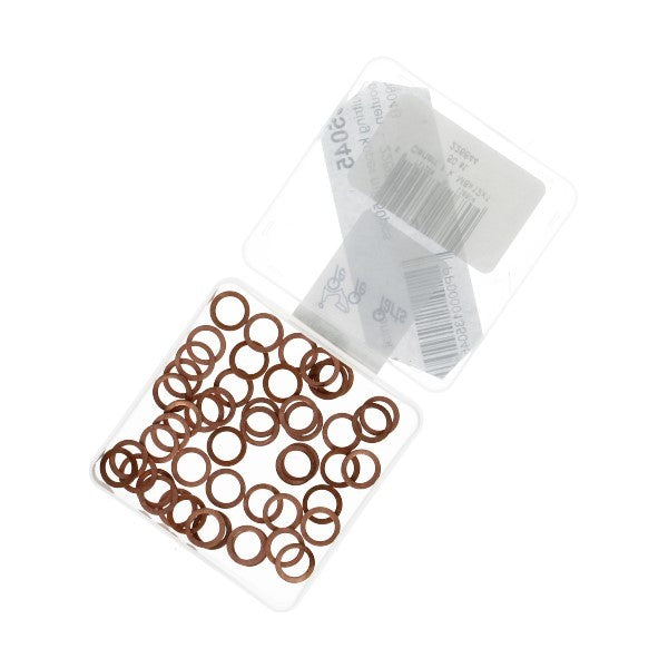 Koperen sluitring M8 50 stuks