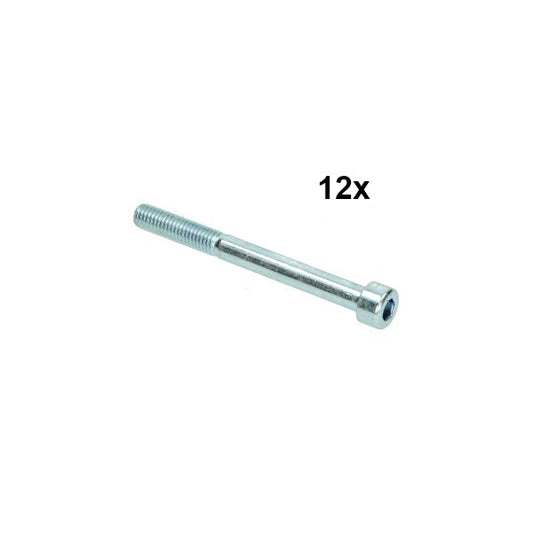 Inbusbout M8x80 mm 12 stuks