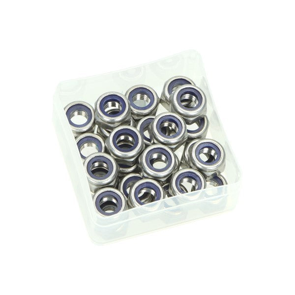 Zelfborgende moeren RVS M10 - 25 stuks