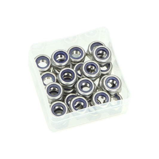 Zelfborgende moeren RVS M10 - 25 stuks