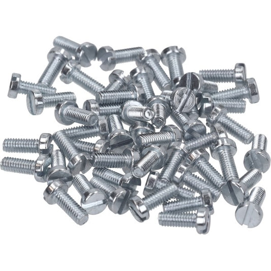 Sleufbout universeel M4x10 mm - 50 stuks