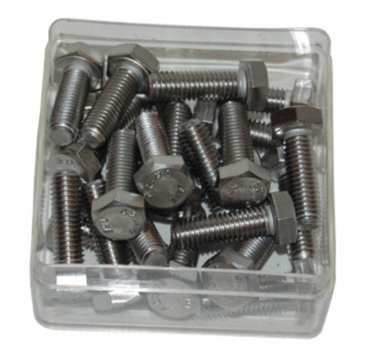 Zeskantbout RVS M8x25 mm 25 stuks