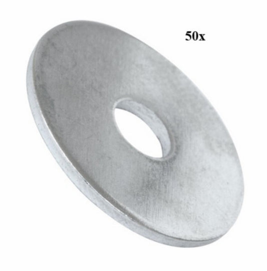 Carrosserieringen M6 x 25 mm - 50 stuks