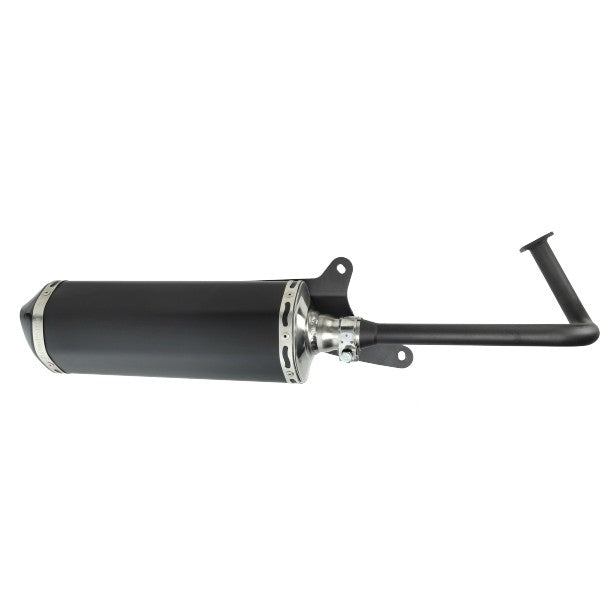 Jamarcol ovale uitlaat Akrapovic-model zwart/zwart GY6 E2