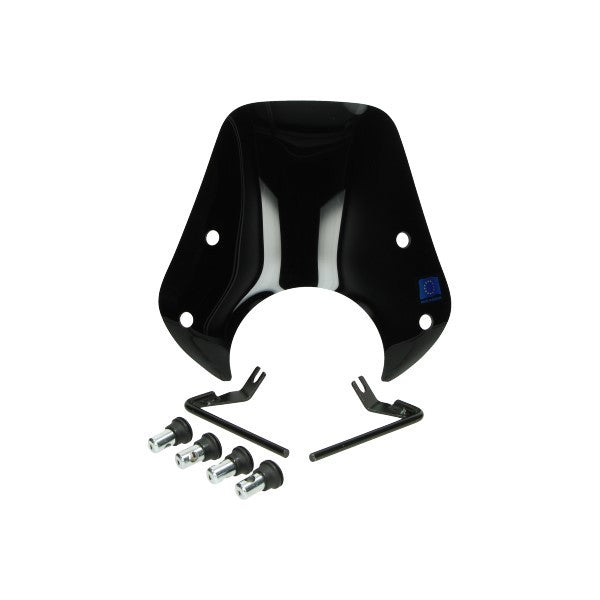Windscherm / koplampspoiler laag zwart AGM Goccia GEV1000