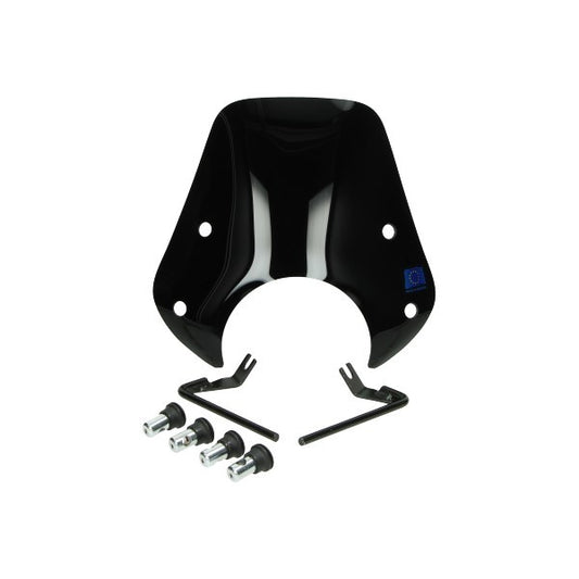 Windscherm / koplampspoiler laag zwart AGM Goccia GEV1000