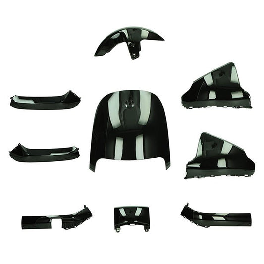 Plaatwerkset Segway E110/E125 zwart glans 9-delig