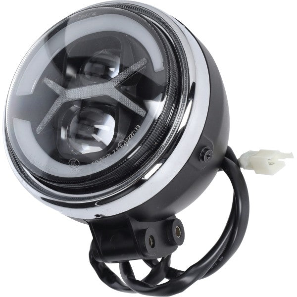 Koplamp origineel zwart AGM Goccia GEV1000