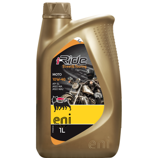 ENI I-Ride Moto 10W-40 1L – 4-Takt Motorolie API SN JASO MA2
