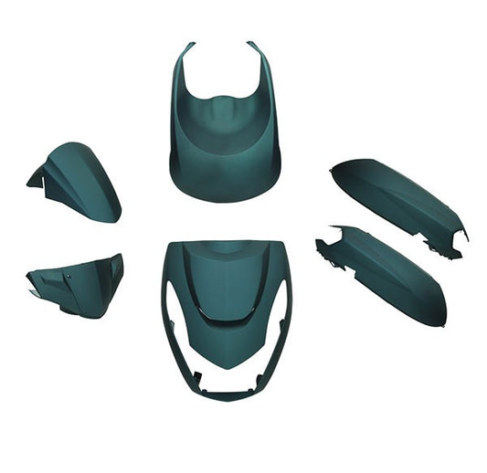 DMP plaatwerkset Peugeot Kisbee Euro 3/4/5 donkerblauw mat 6-delig