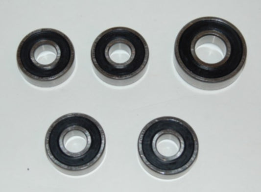 Wiellagerset Bac Spaakwiel Voor+achter 5PCS Zundapp