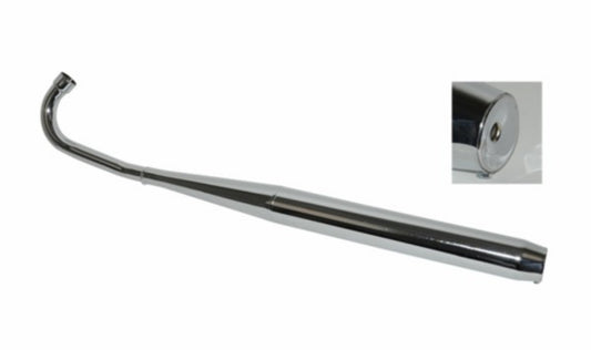 Uitlaat Jamarcol Fluister (Made In EU) Dubbele Knik 36/32MM Chroom Zundapp