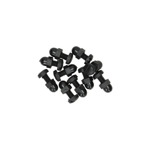 Boutset Stuurkapruit Plastic Zwart 10PCS Zundapp 529 / 530