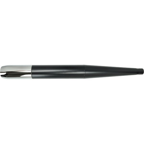 Uitlaat Jamarcol (Made In EU) Model 6.3 28mm Zwart/chroom Bromfiets, Zundapp