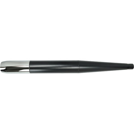 Uitlaat Jamarcol (Made In EU) Model 6.3 28mm Zwart/chroom Bromfiets, Zundapp